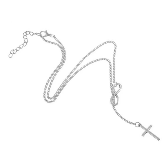 Gorgeous Pendant Silver Cross Necklace - Picture 6 of 6